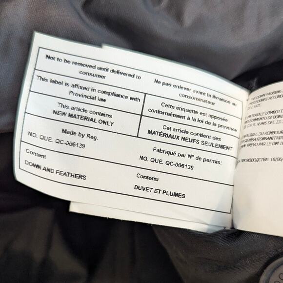 Woolrich Wool Duck Down Feather Reversible Buffalo Check Quilted Parka Small - Picture 13 of 14